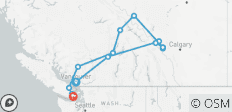  Rocheuses enchanteresses Vancouver → Victoria (2027) - 15 destinations 