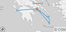  Zakynthos &amp; 3 Aegean Islands Tour - 10 Days - Standard - 7 destinations 