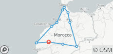  Grand Tour du Maroc - 12 jours au départ de Marrakech - 11 destinations 