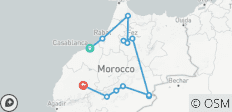  Privat geführte Rundreise von Casablanca nach Marrakesch - 6 Tage - 12 Destinationen 
