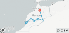  Privat geführte Rundreise von Agadir nach Fes - 5 Tage - 9 Destinationen 