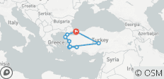  Türkei Rundreise: Istanbul, Gallipoli, Troja, Pergamon, Pamukkale, Ephesus, Kappadokien - 9 Destinationen 