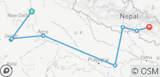  Echt Delhi naar Kathmandu (9 bestemmingen) - 9 bestemmingen 
