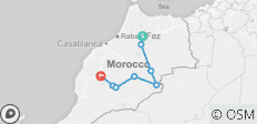  Wüstenrundreise von Fes nach Marrakech (3 Tage) - 8 Destinationen 