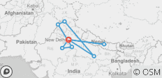  Goldenes Dreieck mit Amritsar, Dharamshala, Varanasi &amp; Nepal - 9 Destinationen 