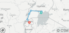  Begegnung mit Primaten und Safari in Uganda - 6 Destinationen 