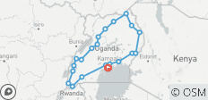  13-daagse Uganda Expeditie: Beleef Momenten met Gorilla\'s, Wildlife en Culturele Ervaringen - 22 bestemmingen 