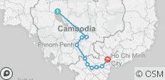  Kambodscha &amp; Vietnam Mekong-Kreuzfahrt an Bord der Mekong Navigator (stromabwärts) - 10 Destinationen 
