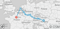  Europese juweeltjes Boedapest naar Parijs (2023) - 16 bestemmingen 