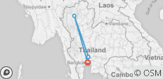  Eine Woche in Nordthailand - 4 Destinationen 