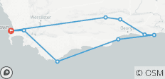  CAPE TOWN &amp; BEYOND Chauffeur Drive Tour : 6 jours - 9 destinations 