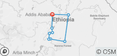 Vogelbeobachtungsreise in Äthiopien - 9 Destinationen 