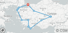  Le meilleur de la Turquie - 19 destinations 