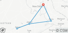  5 Day Golden Triangle Tour with Pushkar - Delhi Agra Jaipur Pushkar Tour - Taj Mahal Sunrise or Sunset - 6 destinations 