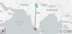  Kerala Rundreise inkl. Taj Mahal - 12 Destinationen 