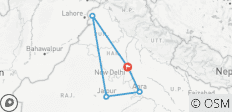  Gouden Driehoek Tour met Amritsar - 5 bestemmingen 