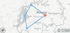  7 Days Rwanda Gorillas &amp; Chimps Trekking Tour - 5 destinations 