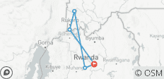  6 Dagen Oeganda Gorilla Tocht &amp; Wandeltocht naar Dian Fossey Graf - 5 bestemmingen 