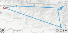  Kanchenjunga Trekking Tour - 8 Destinationen 