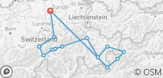  Zomer Zwitserse Alpen Drive????????in een PORSCHE naar Italië ????????⛰️ ???? vooringestelde navigatie met gids - 14 bestemmingen 