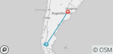  Argentina: Calafate y Buenos Aires o viceversa - 5 días - 4 destinos 