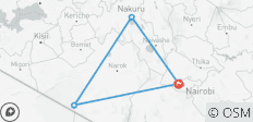  Safari budget de 4 jours au Masai Mara et au lac Nakuru - 4 destinations 