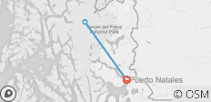  Chilenisches Patagonien mit Torres del Paine Nationalpark Trekking Tour - 3 Destinationen 