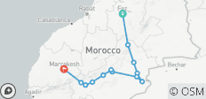  Von Fes nach Marrakesch durch die Sahara: 3 Tage Express - 13 Destinationen 