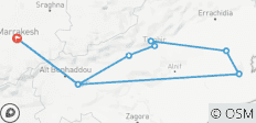  Morocco Adventure Activities - 6 Days - 9 destinations 