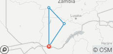  12 dagen - Zambia: Genieten van MWEZI Travel Expeditie Safari-avontuur - 4 bestemmingen 