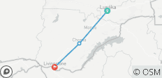  Von Lusaka nach Livingstone - Abenteuersafari im Overland-Truck (6 Tage) - 3 Destinationen 