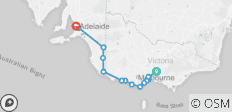  3 Day Melbourne to Adelaide - 14 destinations 