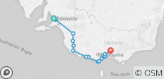  Adelaide nach Melbourne - 3 Tage - 17 Destinationen 