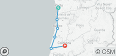  Visite guidée à vélo de Porto à Coimbra - 6 destinations 
