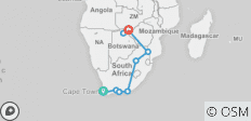  Cape Town to Chobe Adventure (2020) - 10 destinations 