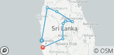  Antike Königreiche und Naturwunder Sri Lankas - 8 Destinationen 
