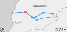  5-daagse woestijntocht - Atlasgebergte en dan Essaouira voor één nacht - 15 bestemmingen 