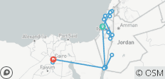  Holy Land and Egypt 13 days - 20 destinations 