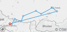  Das Beste aus Tibet - 16 Tage - 10 Destinationen 