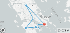  Epidaurus, Mycenae, Olympia, Delphi and Meteora Four Days Tour from Athens - 9 destinations 