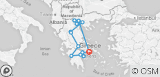  Seven Days Grand Tour of Greece from Athens - 14 destinations 