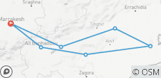  Route des milles Kasbahs - 9 jours - 7 destinations 