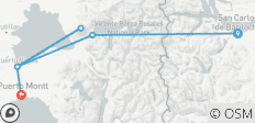  Andean Crossing Bariloche (Argentina) to Puerto Varas (Chile) - 6 destinations 