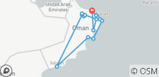  Natuurwonder Oman - 16 bestemmingen 