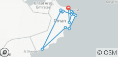  Natuurwonder Oman - 16 bestemmingen 