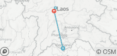  Die Höhepunkte aus Laos (inkl. Vientiane und Luang Prabang) - 5 Tage, 4 Nächte - 4 Destinationen 