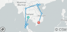  Thailand &amp; Vietnam - 29 Tage - 12 Destinationen 