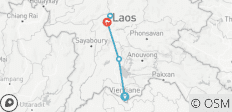  LE LAOS EN UN COUP D\'OEIL PAR TRAIN EXPRESS 7 JOURS 6 NUITS - CIRCUIT PRIVÉ - 5 destinations 