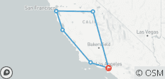  California Express - 3 Days - 6 destinations 