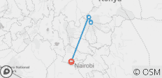  Senderismo de 4 días por el monte Kenia ruta Sirimon - 8 destinos 